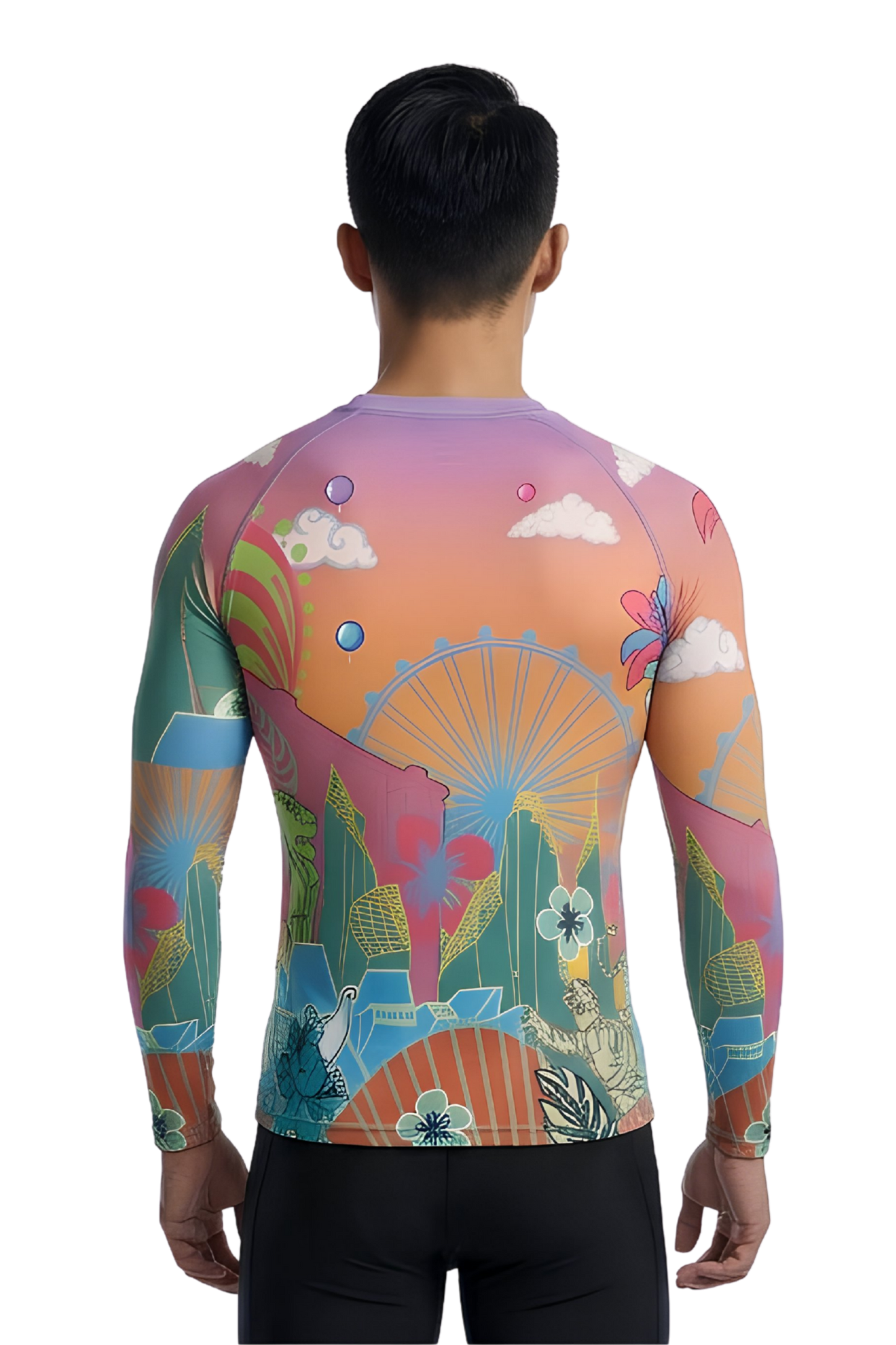 VA'A Race Week Singapore 2026 Rash Guard for Men