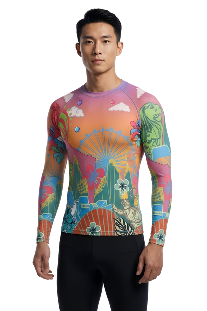 VA'A Race Week Singapore 2026 Rash Guard for Men