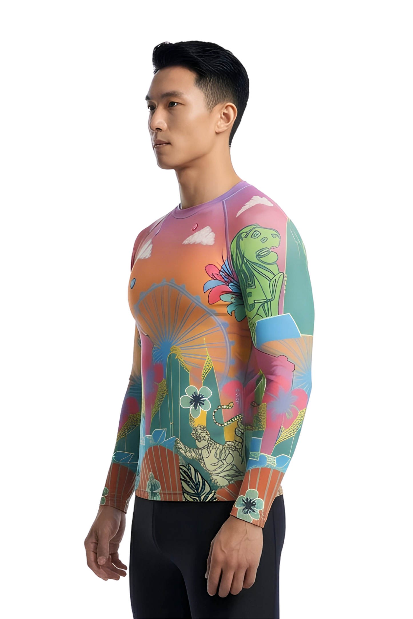 VA'A Race Week Singapore 2026 Rash Guard for Men