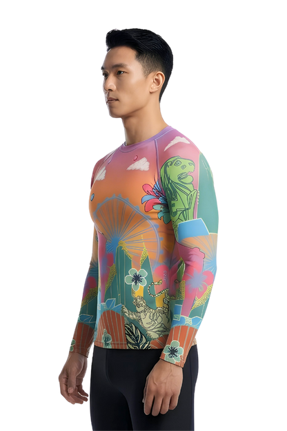VA'A Race Week Singapore 2026 Rash Guard for Men