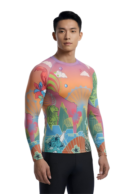 VA'A Race Week Singapore 2026 Rash Guard for Men