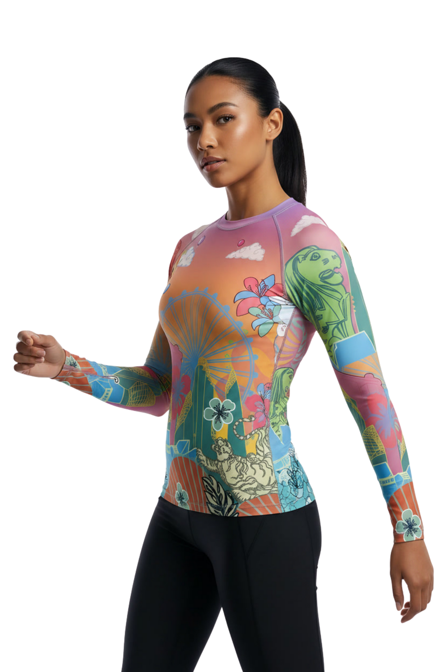 VA'A Race Week Singapore 2026 Rash Guard for Women
