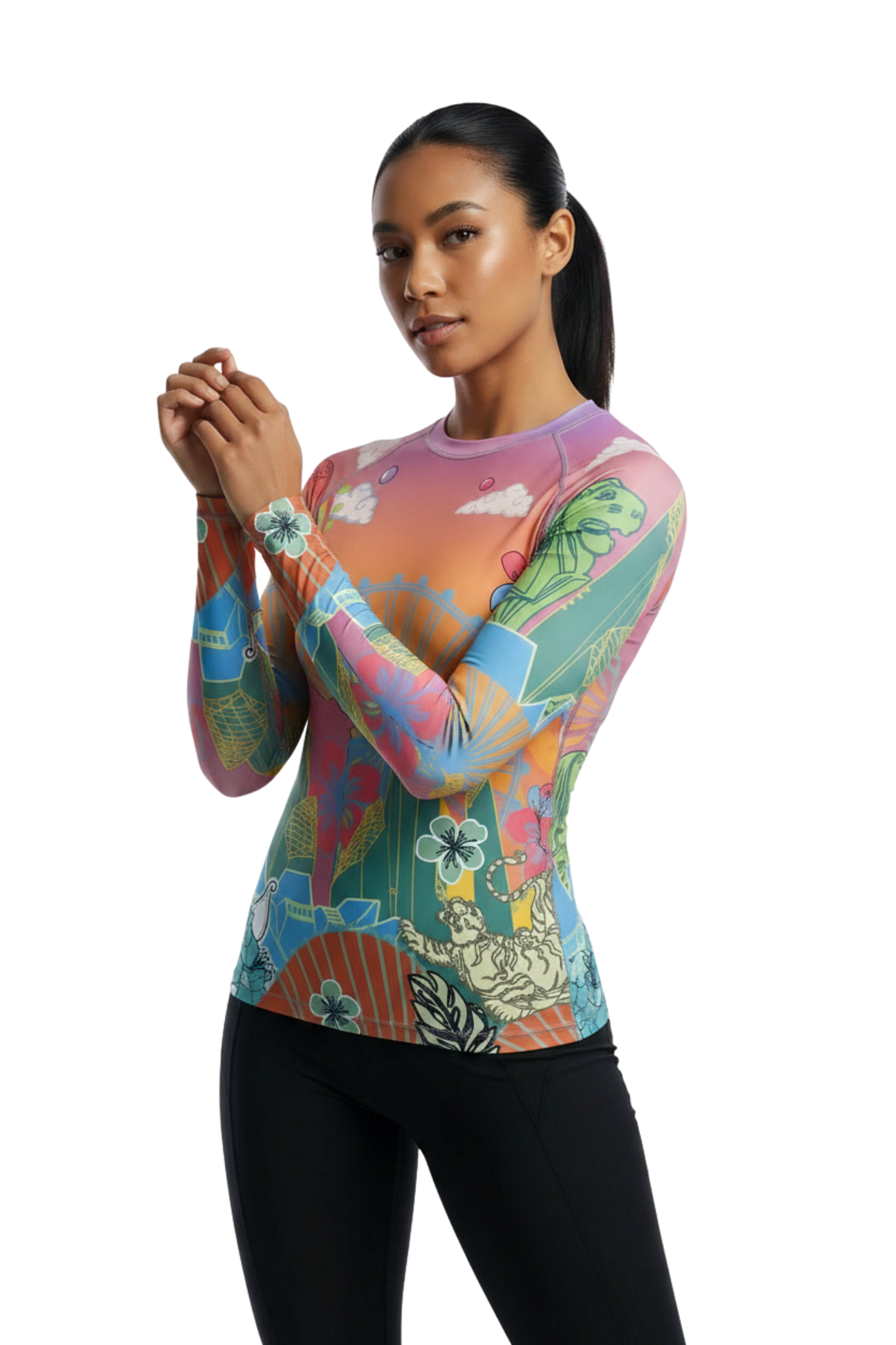VA'A Race Week Singapore 2026 Rash Guard for Women