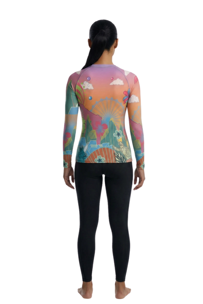 VA'A Race Week Singapore 2026 Rash Guard for Women